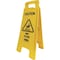 Rubbermaid Commercial Caution Wet Floor Safety Sign, 25" Height, 11" Width, Plastic, Rectangular RCP611277YWCT - alternate 1
